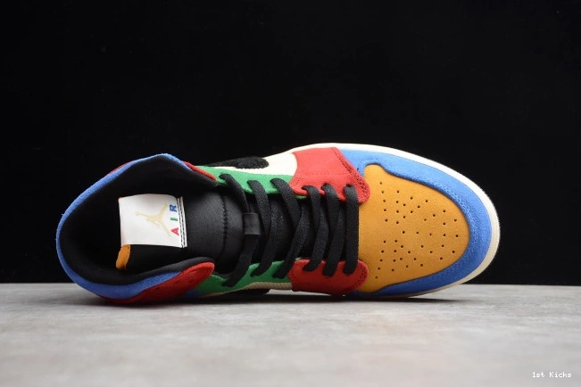 the Blue 1 Mid SE Jordan Great Air CU2805-100 Fearless 0707